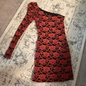 One Sleeve Sophisticated Party Dress